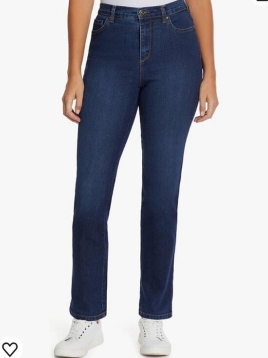 Gloria Vanderbilt Denim - New w/o Tag Gloria Vanderbilt Amanda Straight Leg Dark Blue Jeans size 14x29